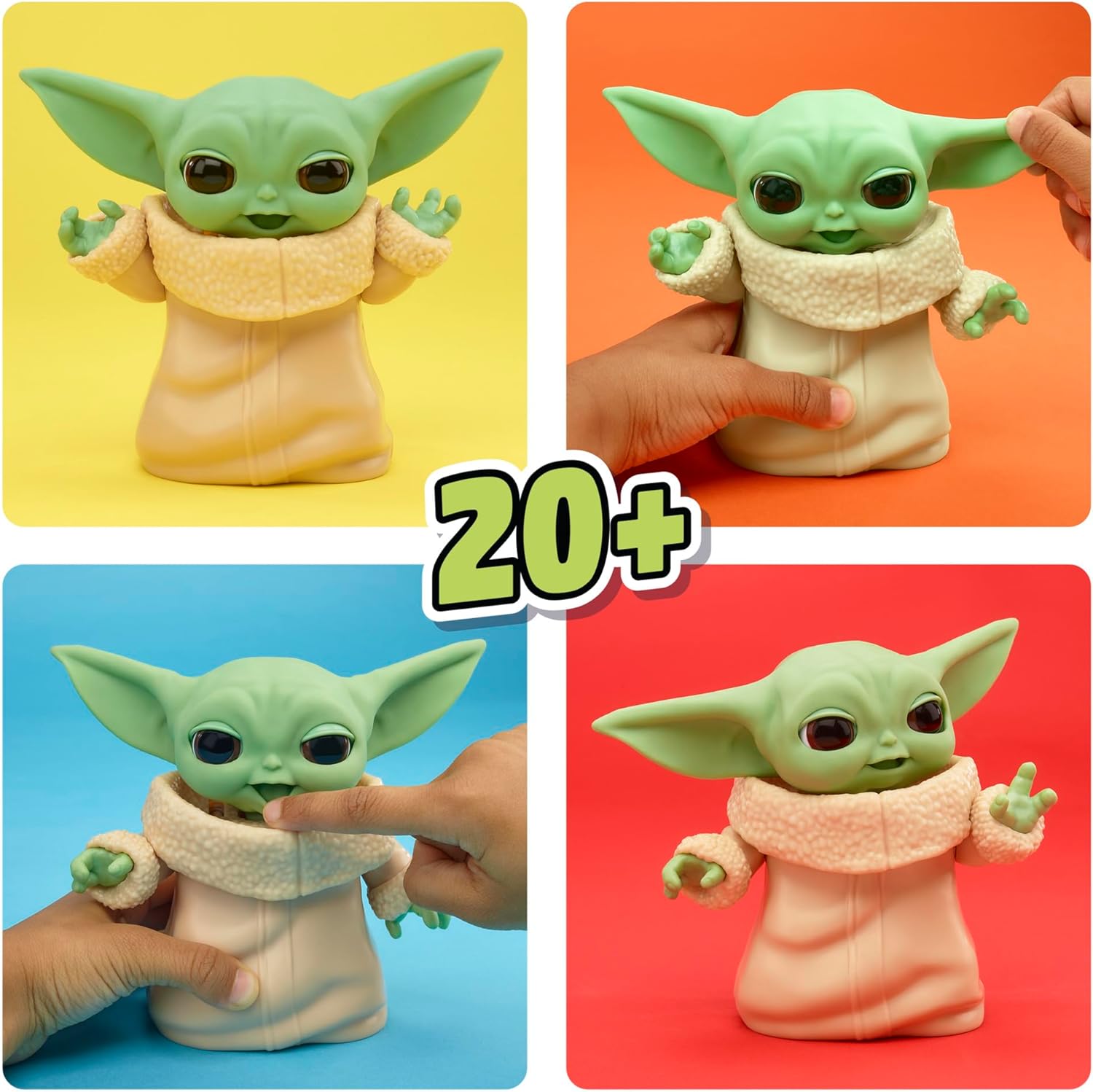 Thumbnail 2 de Star Wars Mixin' Moods Grogu – 12,5 cm, 20+ expressions personnalisables