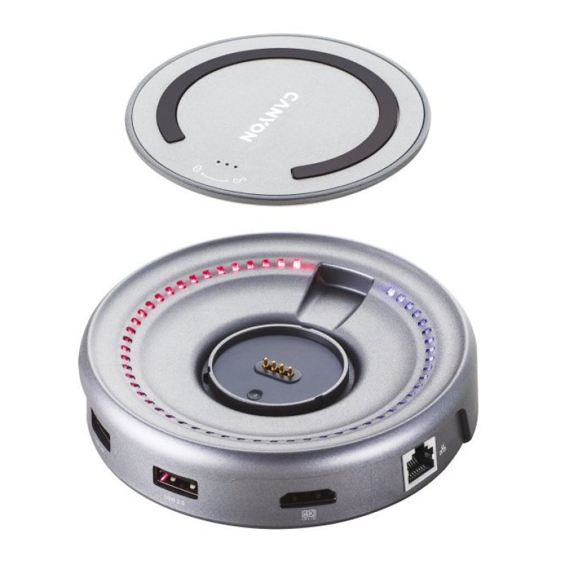 Thumbnail 2 de Canyon Docking Station USB-C 6 en 1 con Cargador Inalámbrico Qi