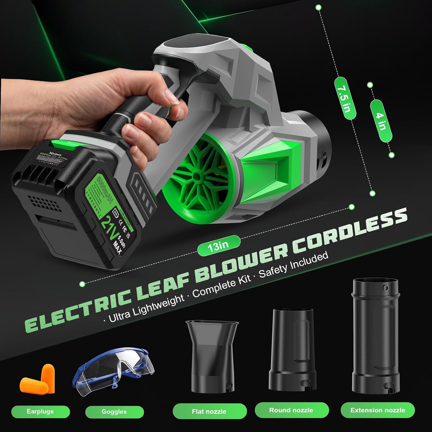 Thumbnail 6 de Cordless Leaf Blower, 850 CFM