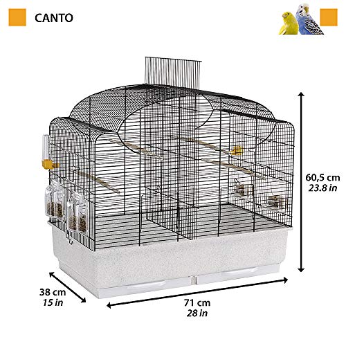 Detalle 2 de Ferplast Jaula Canto para canarios 71×38×60,5 cm 🐦