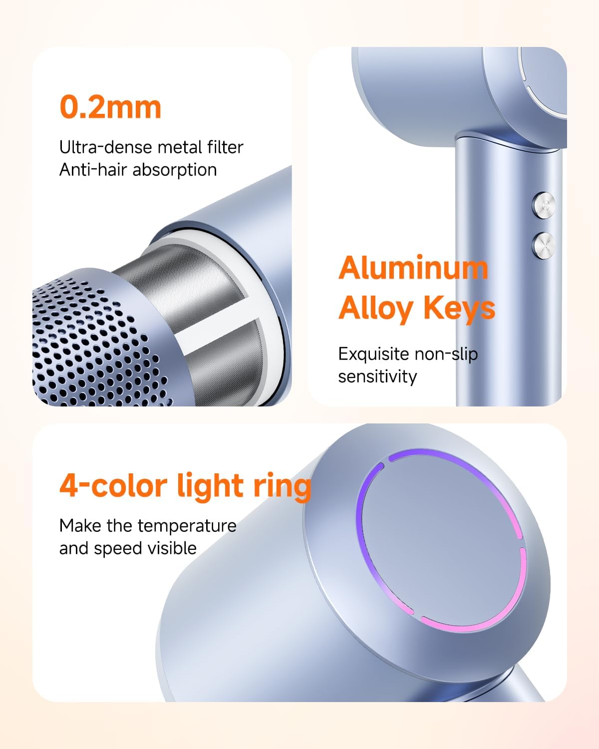 Thumbnail 6 de PLUZZ Pro asciugacapelli 1600W con cavo 3m