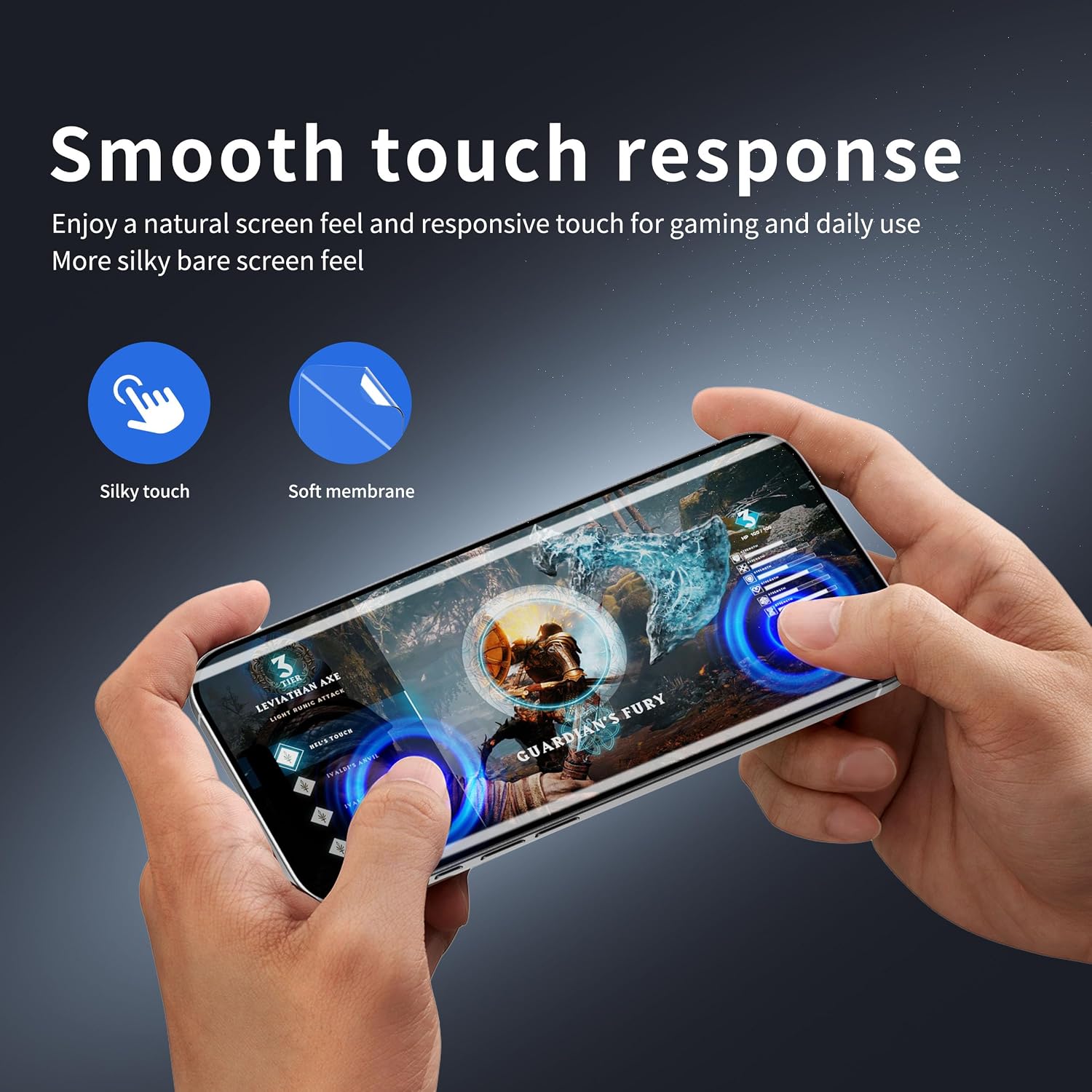 Thumbnail 6 de JUVENPROTO 3 Pack TPU Screen Protectors for iPhone 14 Pro