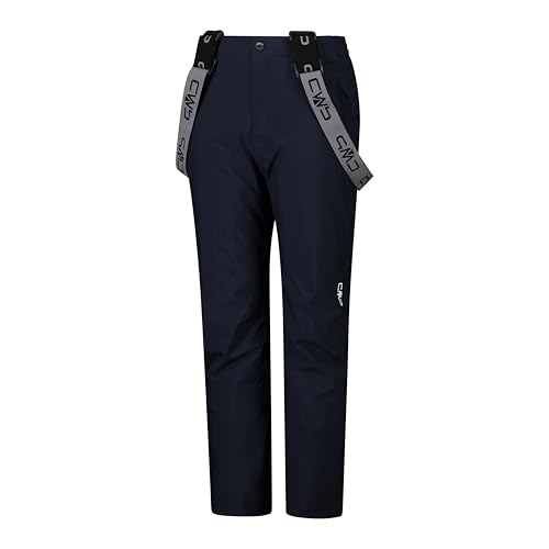 Detalle de CMP Kinder-Latzhose zum Skifahren, Schwarz-Blau, Größe 128 mit Clima Protect