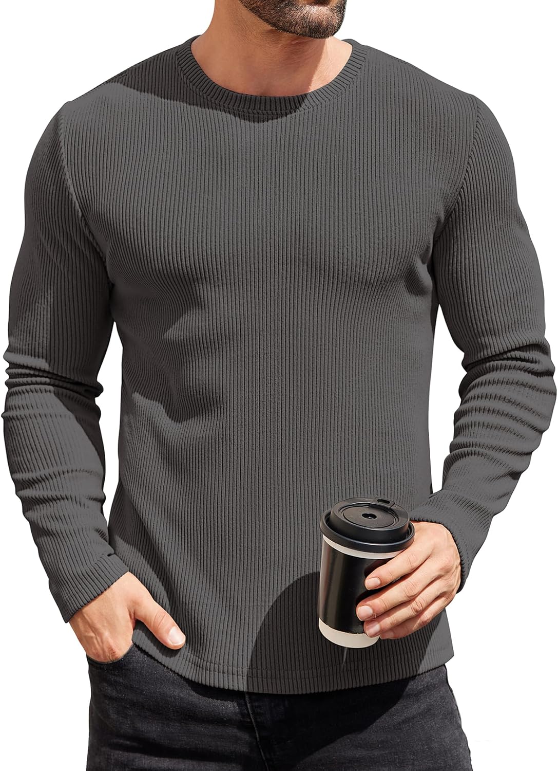 Thumbnail 6 de COOFANDY Men's Thermal Slim Fit Shirt