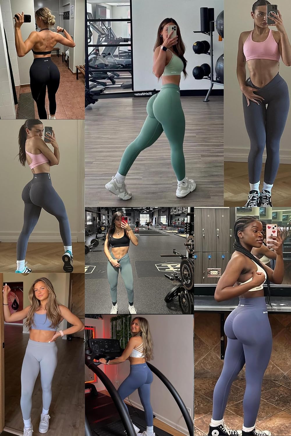 Detalle 2 de JOYSPELS Scrunch Butt Leggings Damen High Waist
