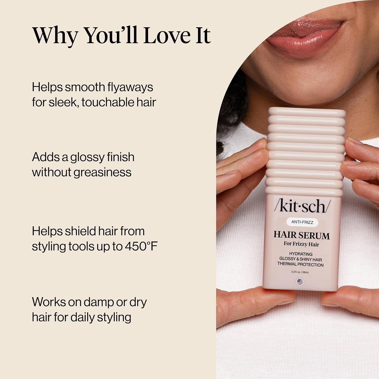 Thumbnail 2 de Kitsch Frizz Control Hair Serum