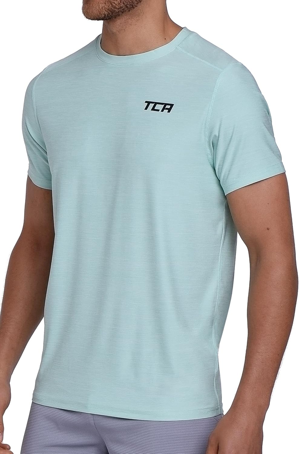 TCA T-Shirt de sport à manches courtes pour homme – Gym, Course, Pagaie et Randonnée