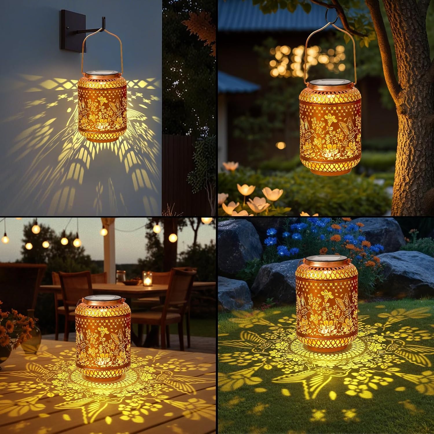 Thumbnail 6 de UZIMOO Solar Garden Lantern, Metal