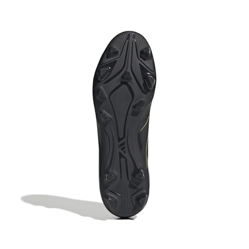 Thumbnail 2 de adidas Predator Club Firm Ground/Multi Ground Football Boots (Unisex) - Core Black/Carbon/Lucid Lemon, 9 UK
