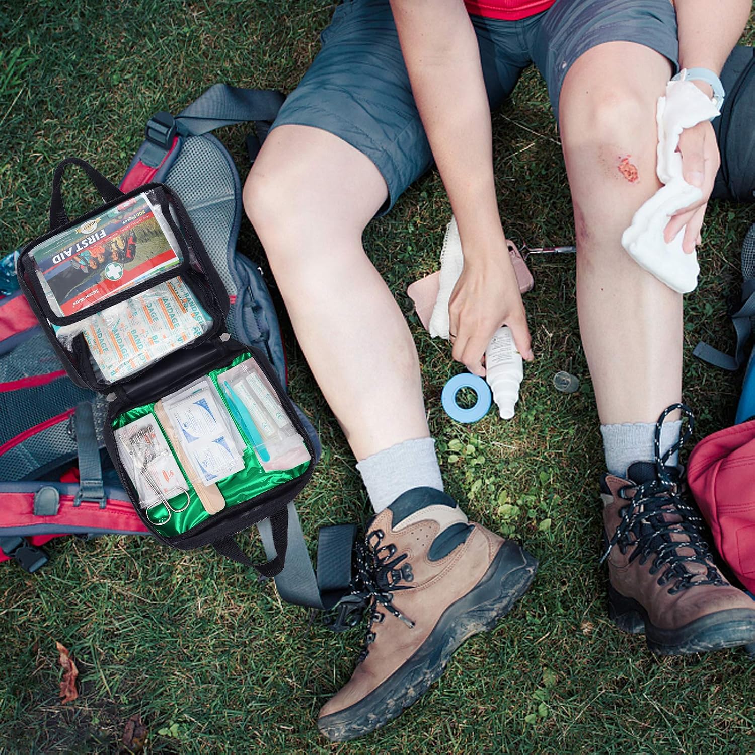 Thumbnail 4 de First Aid Kit 200 Pieces with Hospital Grade Supplies 🩹