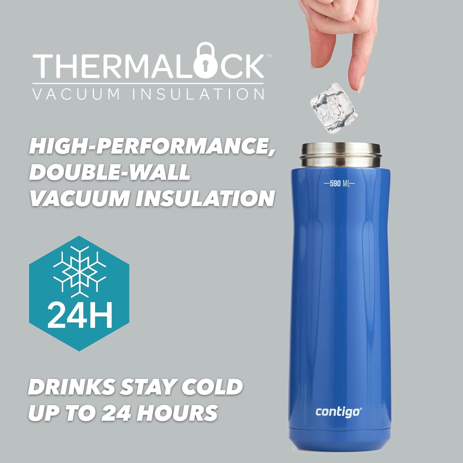 Detalle de Jackson Chill AUTOPOP 590 ml Vacuum-Insulated Water Bottle