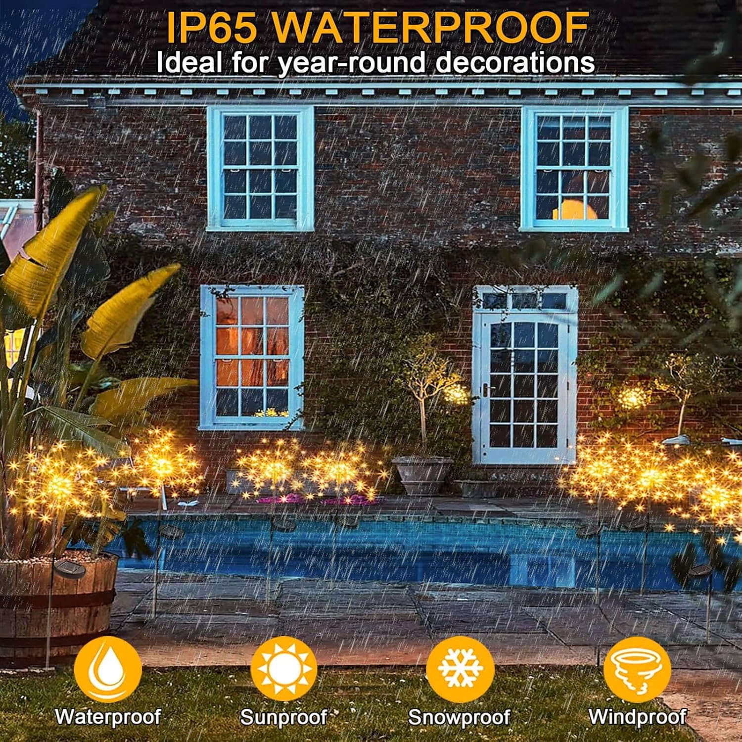 Thumbnail 4 de Yowin Firework Solar Lights 2 Pack