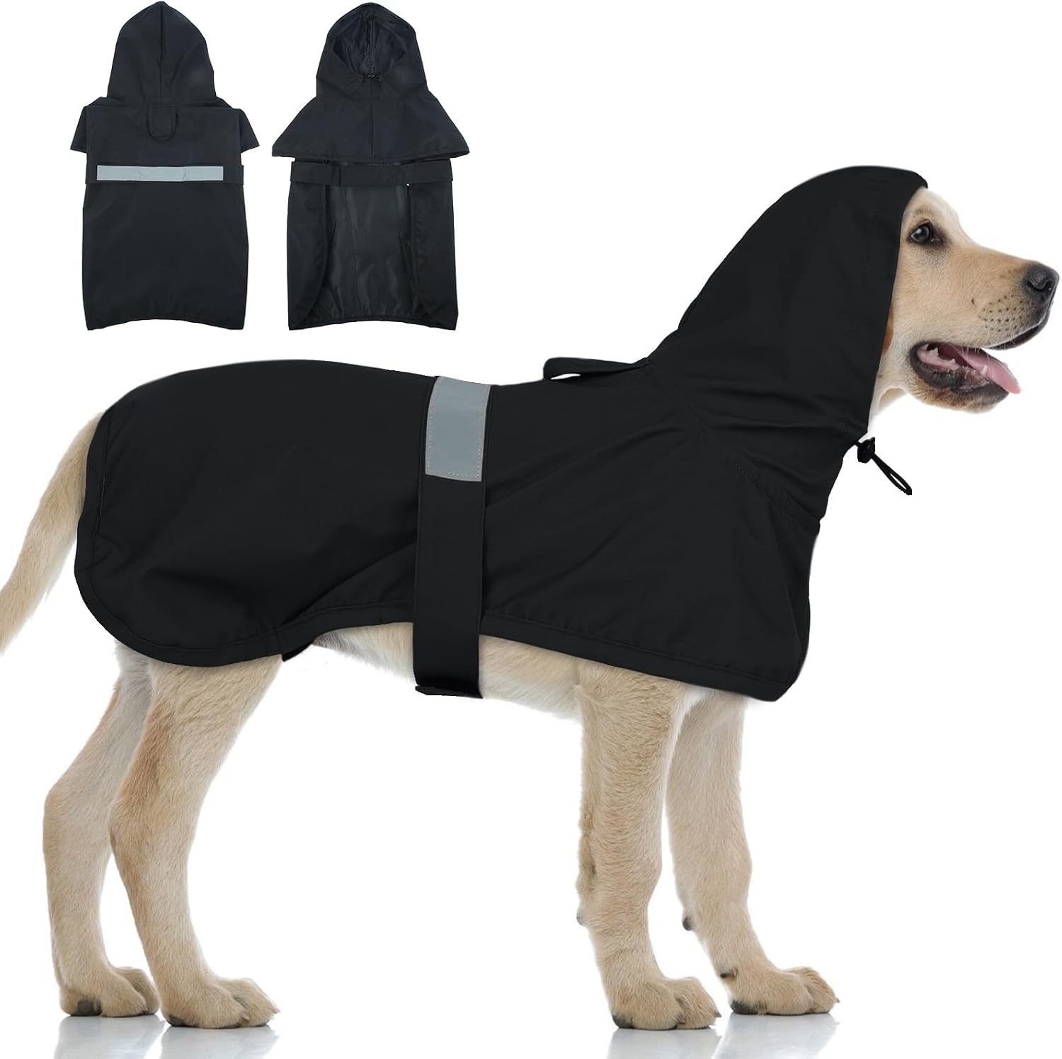 Detalle de Lelepet Dog Raincoat Waterproof, Size L