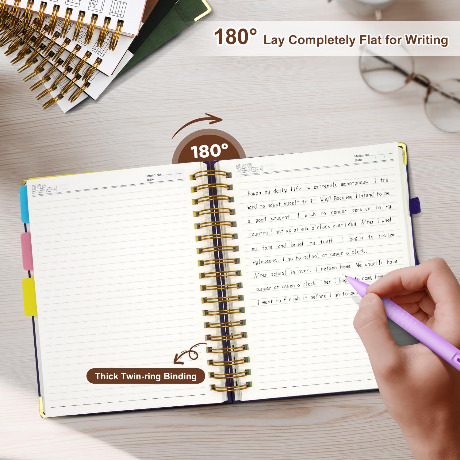 Detalle 1 de FlyMeaning Spiral Notebook, 320 Pages