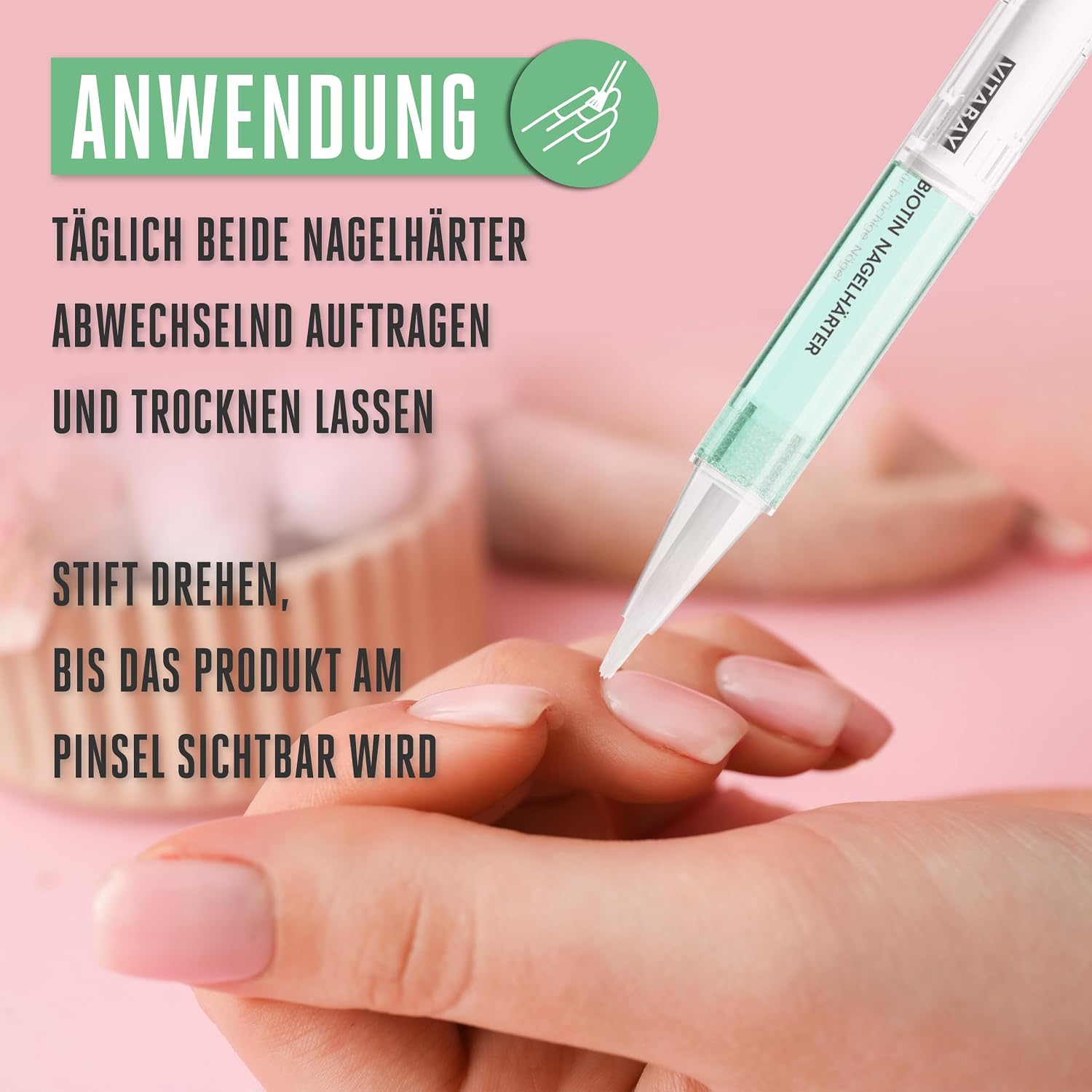 Thumbnail 1 de Vitabay Nagelhärter Duo Set 2x 2 ml Nagelpflegestift