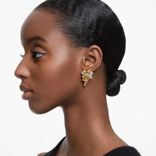 Thumbnail 2 de Swarovski Gema Pendientes gema 3,7 cm amarillo