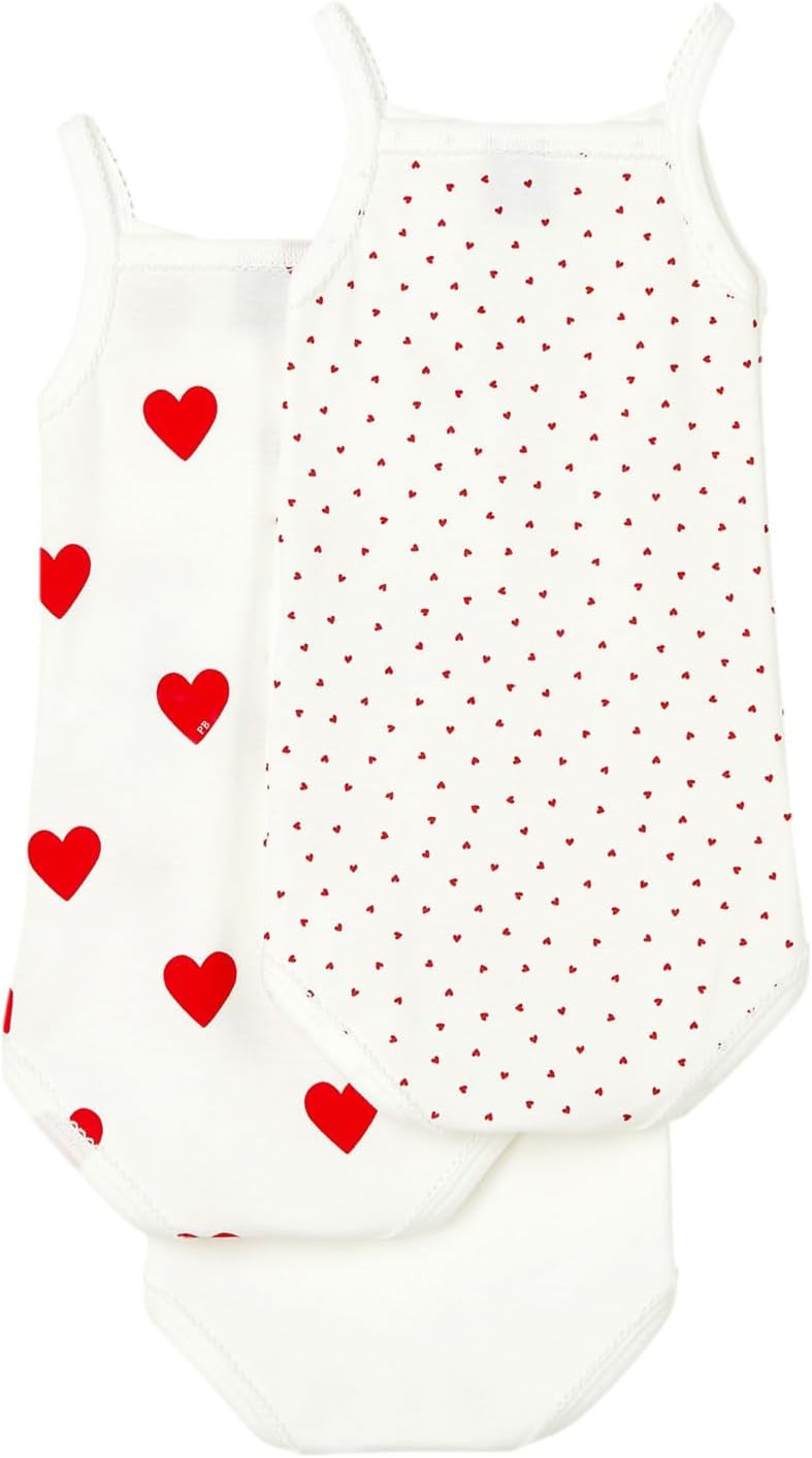 Thumbnail 1 de Petit Bateau Baby Mädchen Trägerbody im 3er Pack – Variante 1, 24 Monate