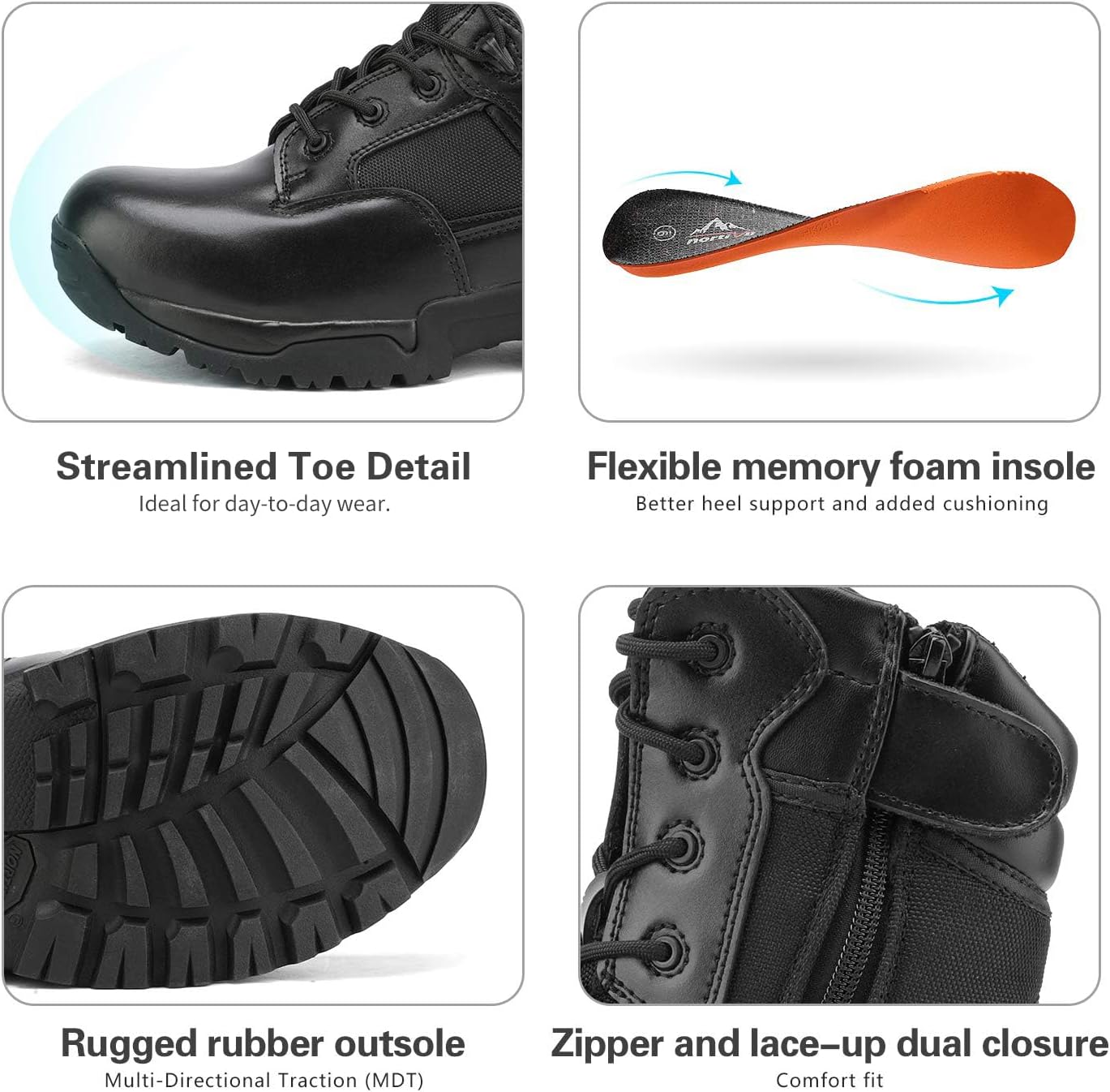 Thumbnail 2 de NORTIV 8 Bottes de Combat Militaires – Bottes Tactiques et Randonnée pour Hommes