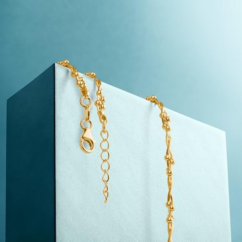 Detalle de MIORE Pulsera Plata 925 chapada 21 cm 💍