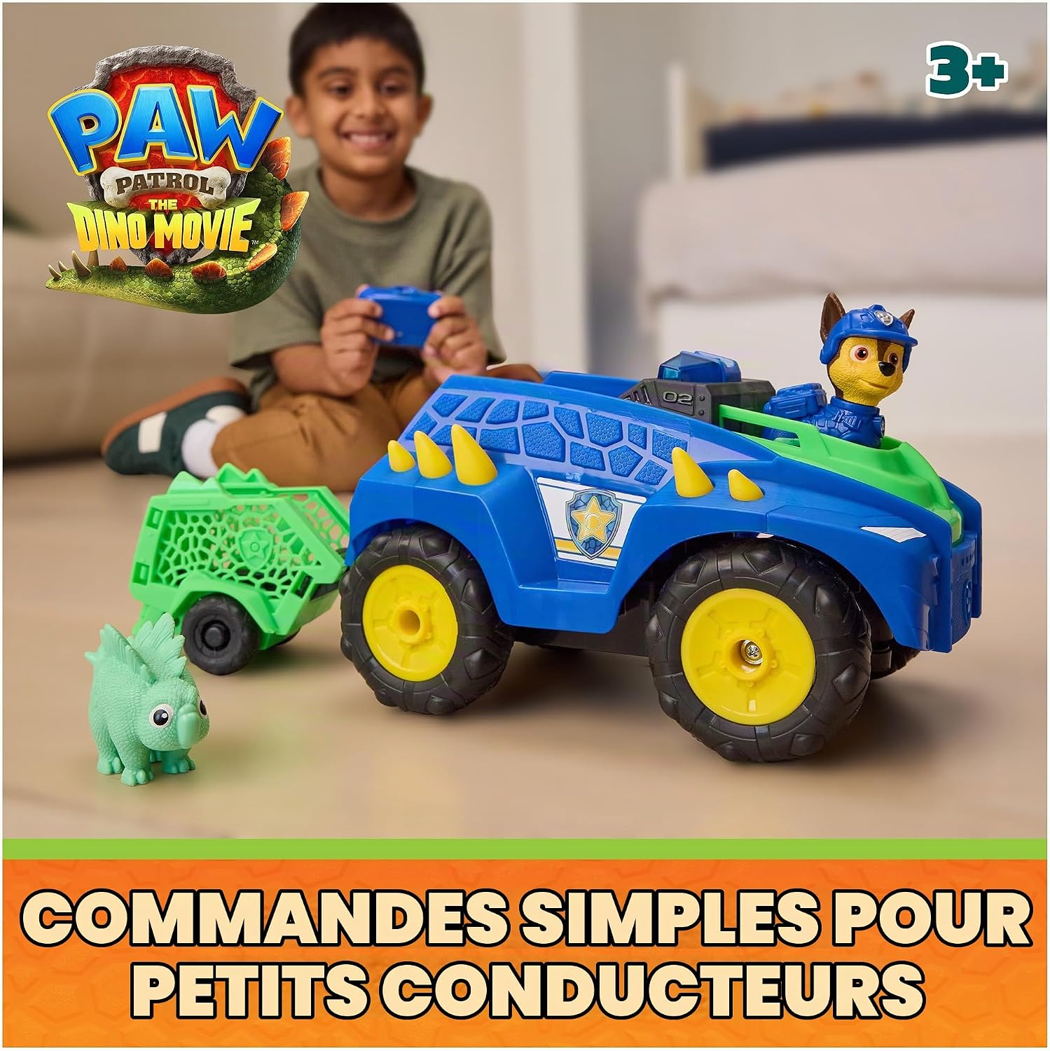 Thumbnail 1 de Paw Patrol DinoTowDash RC-speelgoed van kunststof, meerkleurig