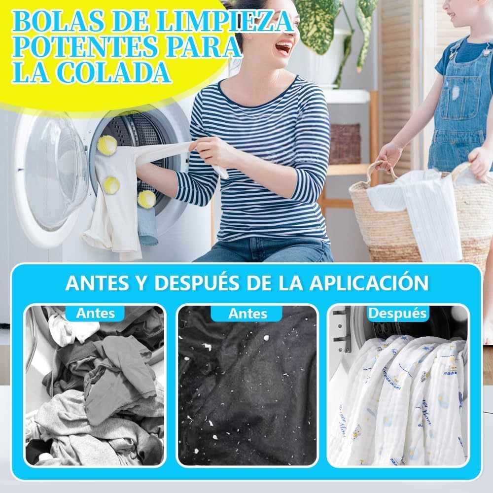Detalle 2 de Prety 12 Pcs Atrapa Pelos Lavadora