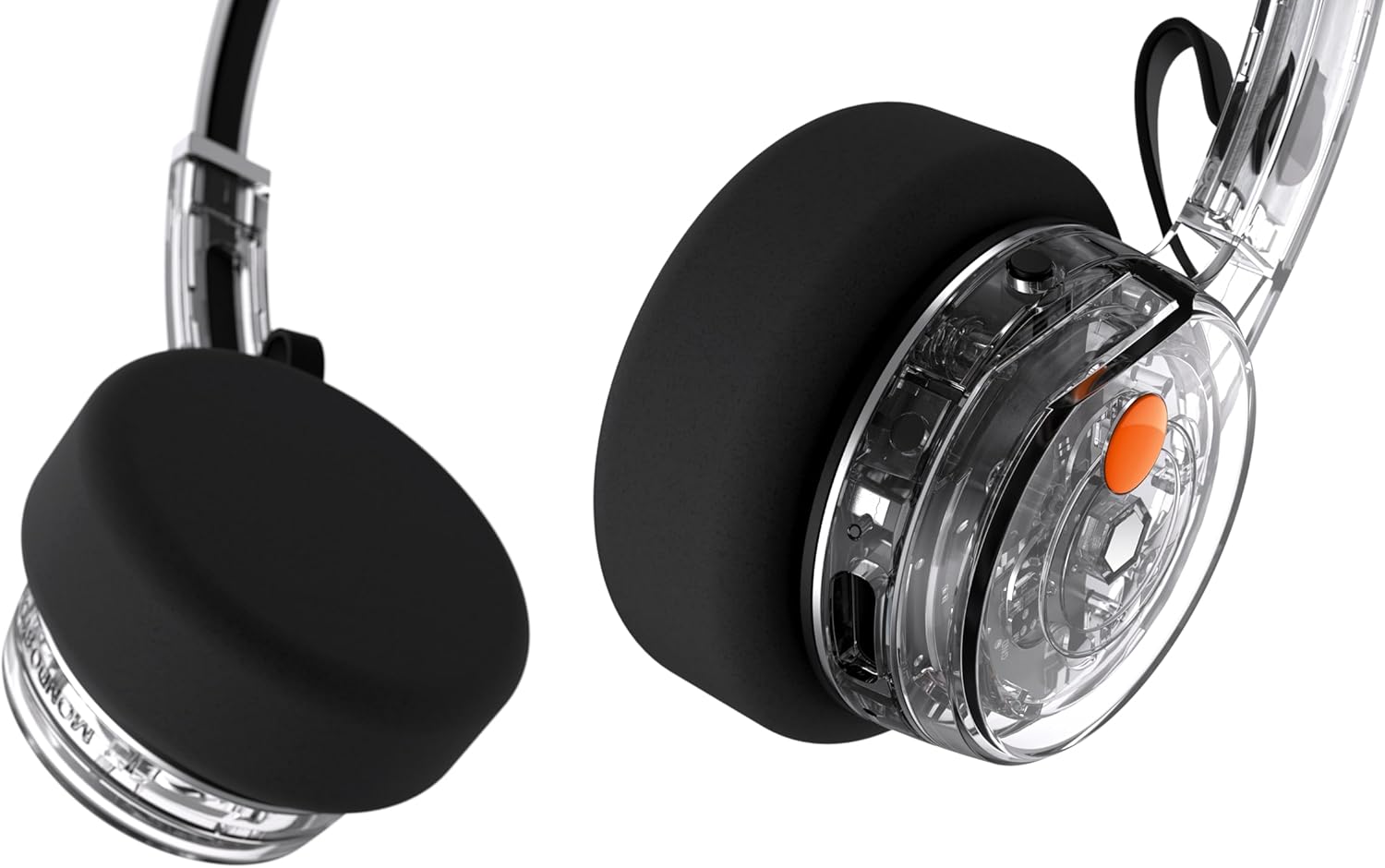Thumbnail 3 de Mondo Freestyle On-Ear Bluetooth-Kopfhörer, Transparent