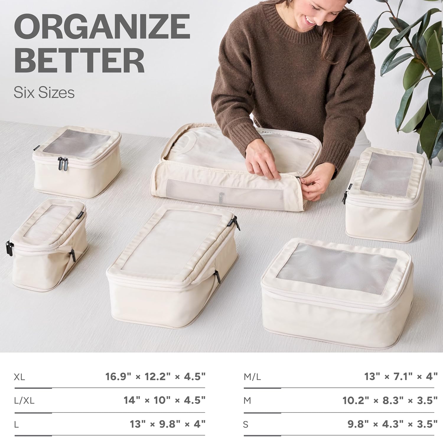 Thumbnail 2 de Aerotrunk Compression Packing Cubes 6-Pack