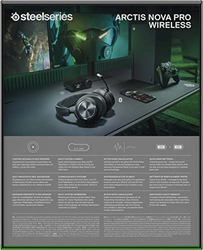 Thumbnail 15 de SteelSeries Arctis Nova Pro Wireless X: auriculares gaming multisistema con cancelación de ruido y batería intercambiable