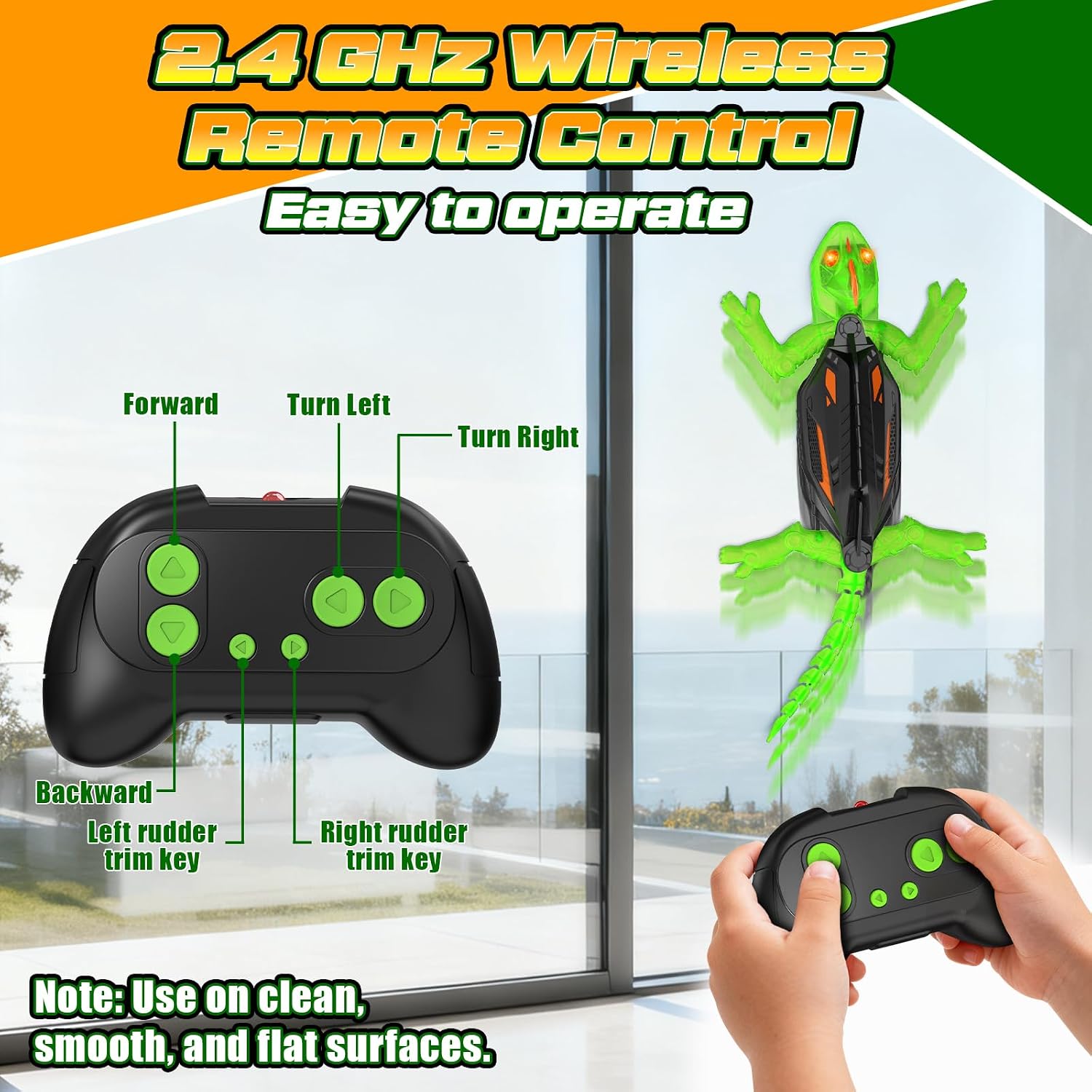 Thumbnail 6 de GraceDuck Glow-in-the-Dark Wall-Climbing RC Toy
