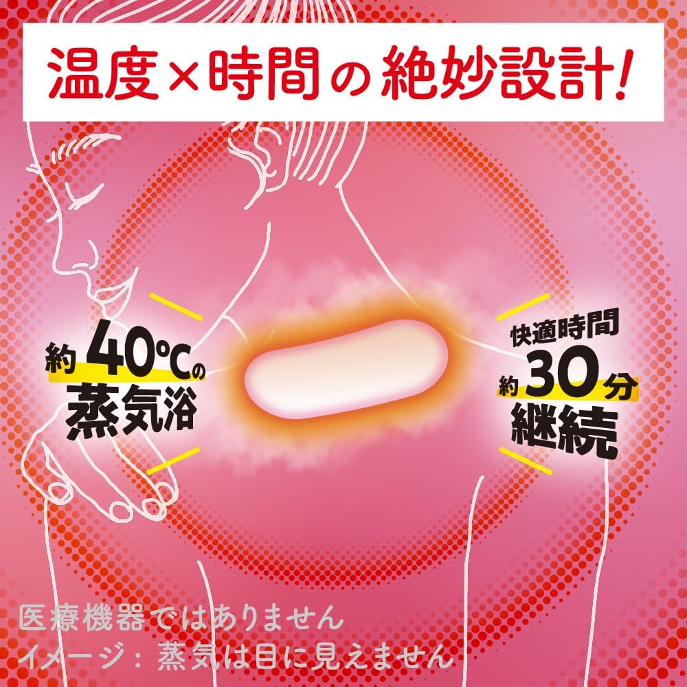Detalle 2 de めぐりズム 蒸気でGood-Night 首もと用シート 無香料 12枚入×2セット