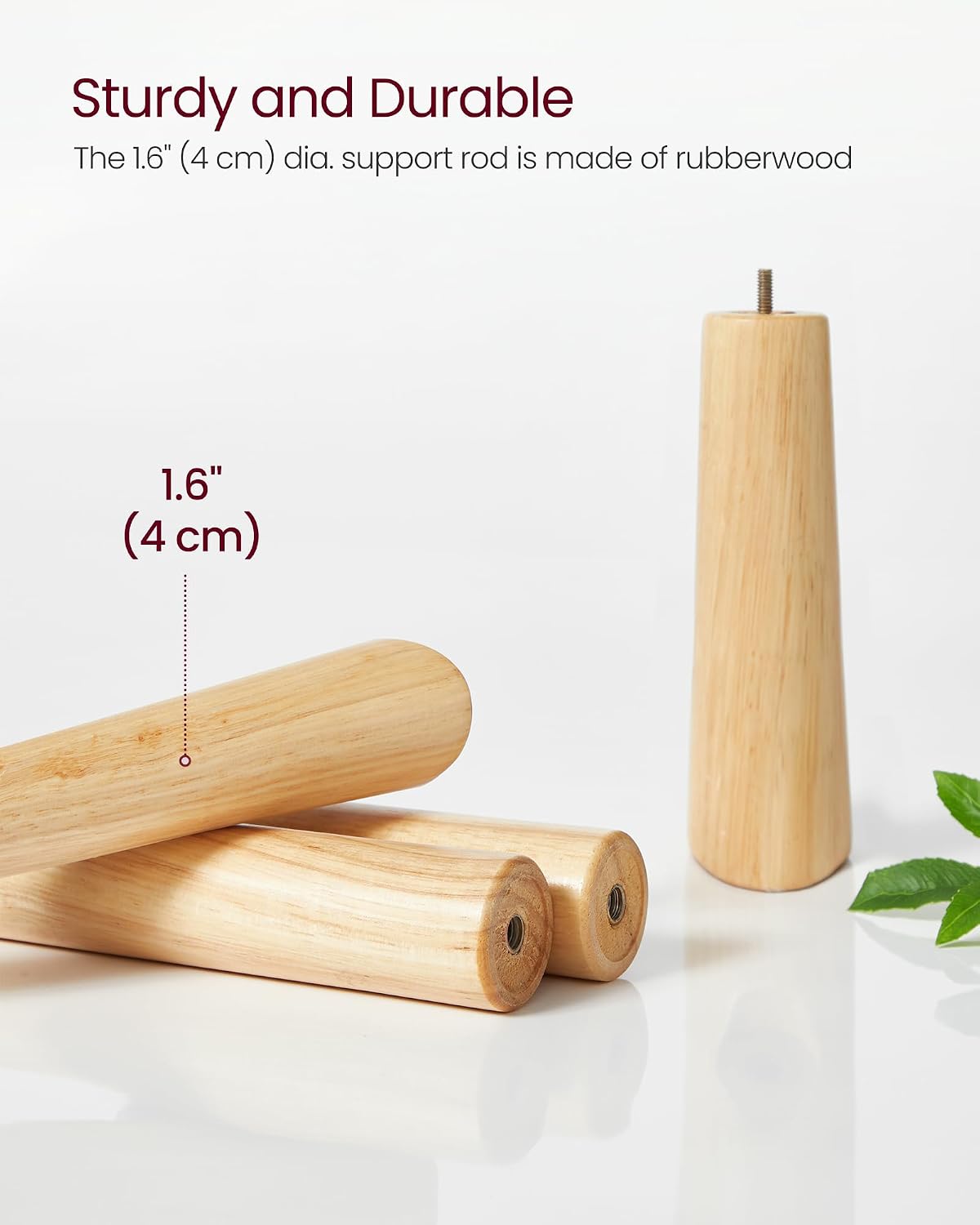 Thumbnail 3 de VASAGLE Solid Wood Coat Rack
