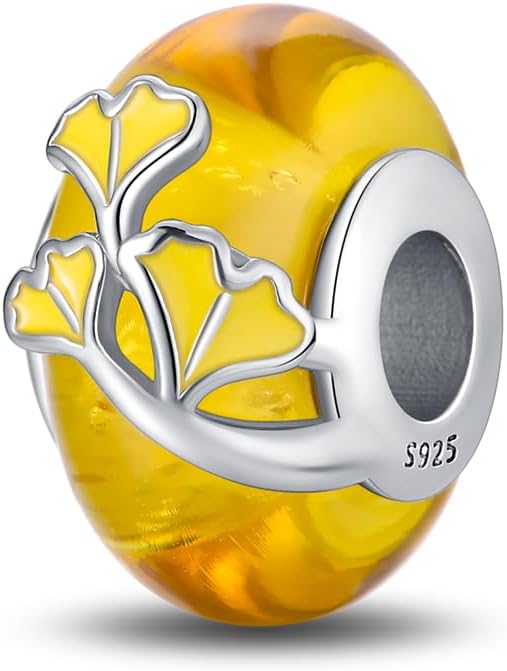 Detalle de Pandach Charm Anhänger aus 925 Sterling Silber mit Zirkonia – kompatibel mit europäischen Armbändern und Halsketten