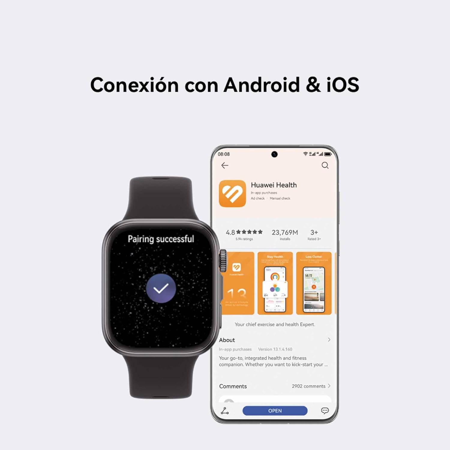 Thumbnail 8 de HUAWEI Watch FIT 4 Smartwatch con GPS, NFC y Brillo 2000 nits