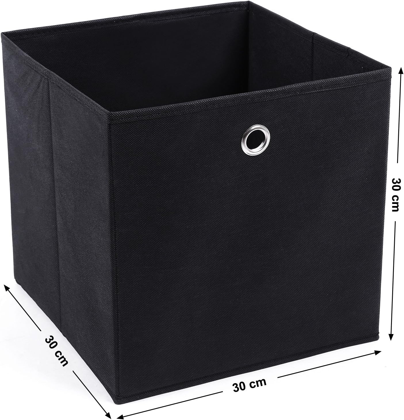 Detalle de SONGMICS RFB02H-3 cajas plegables 30 x 30 x 30 cm