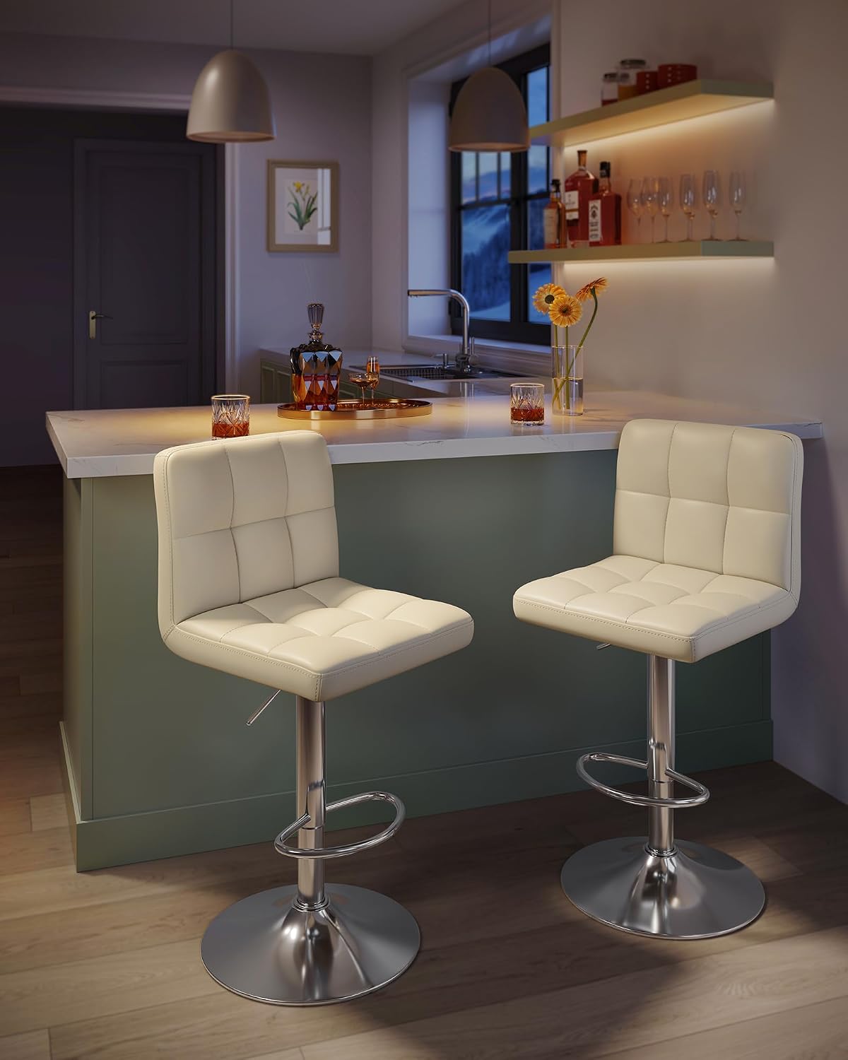 Detalle 2 de SONGMICS LJB064K03 sgabelli bar 120 kg