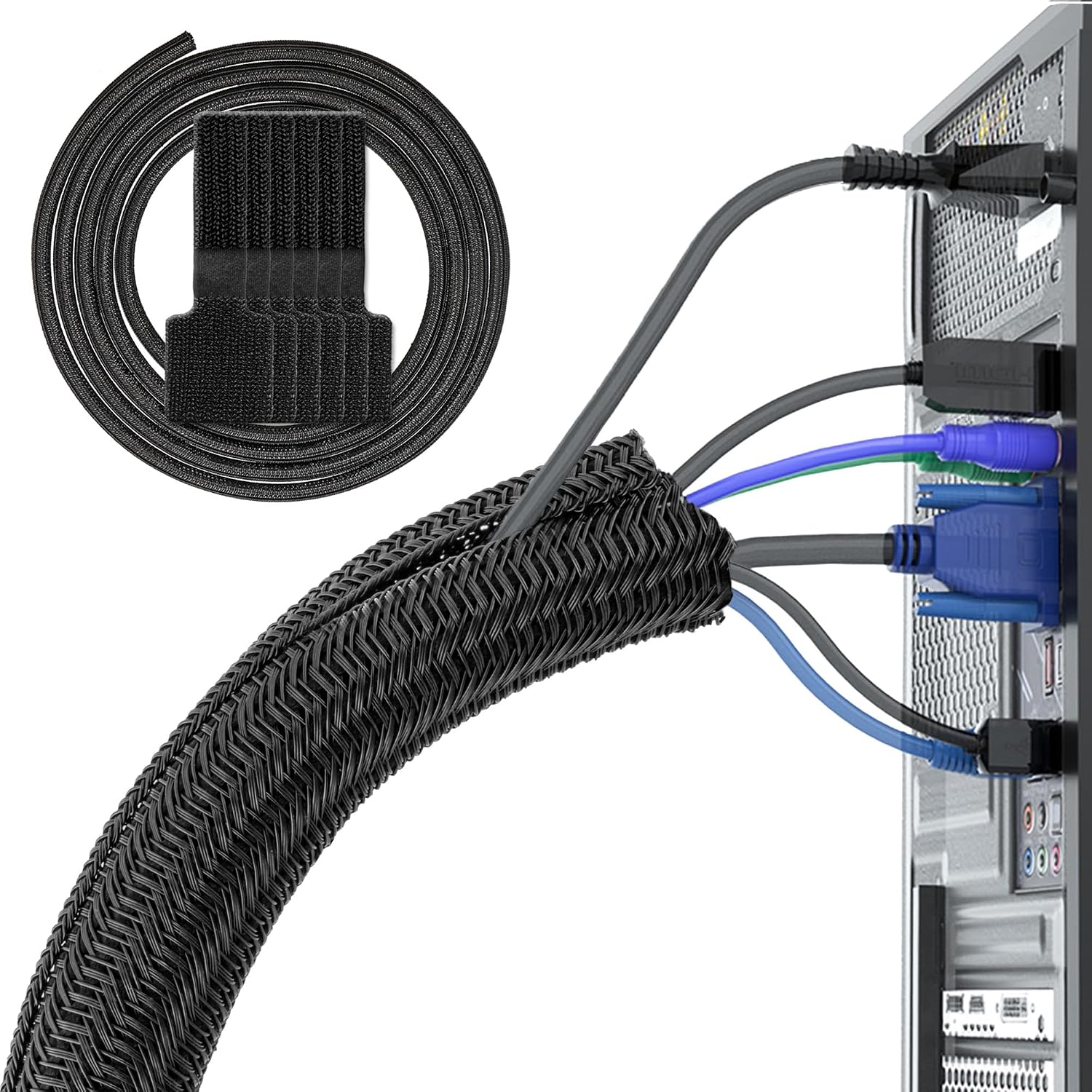 Kabelschlauch 3m erweiterbar 12–20mm