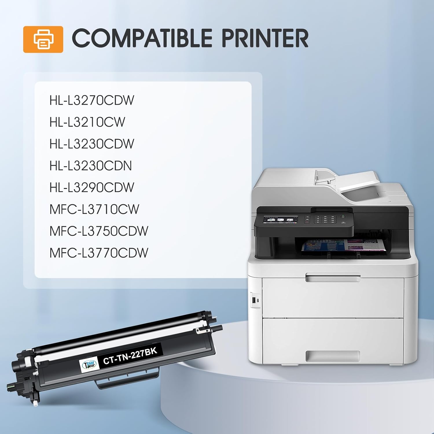 Detalle 2 de Cool Toner TN227 Toner Cartridge 4-Pack, High-Yield 4-Color Set
