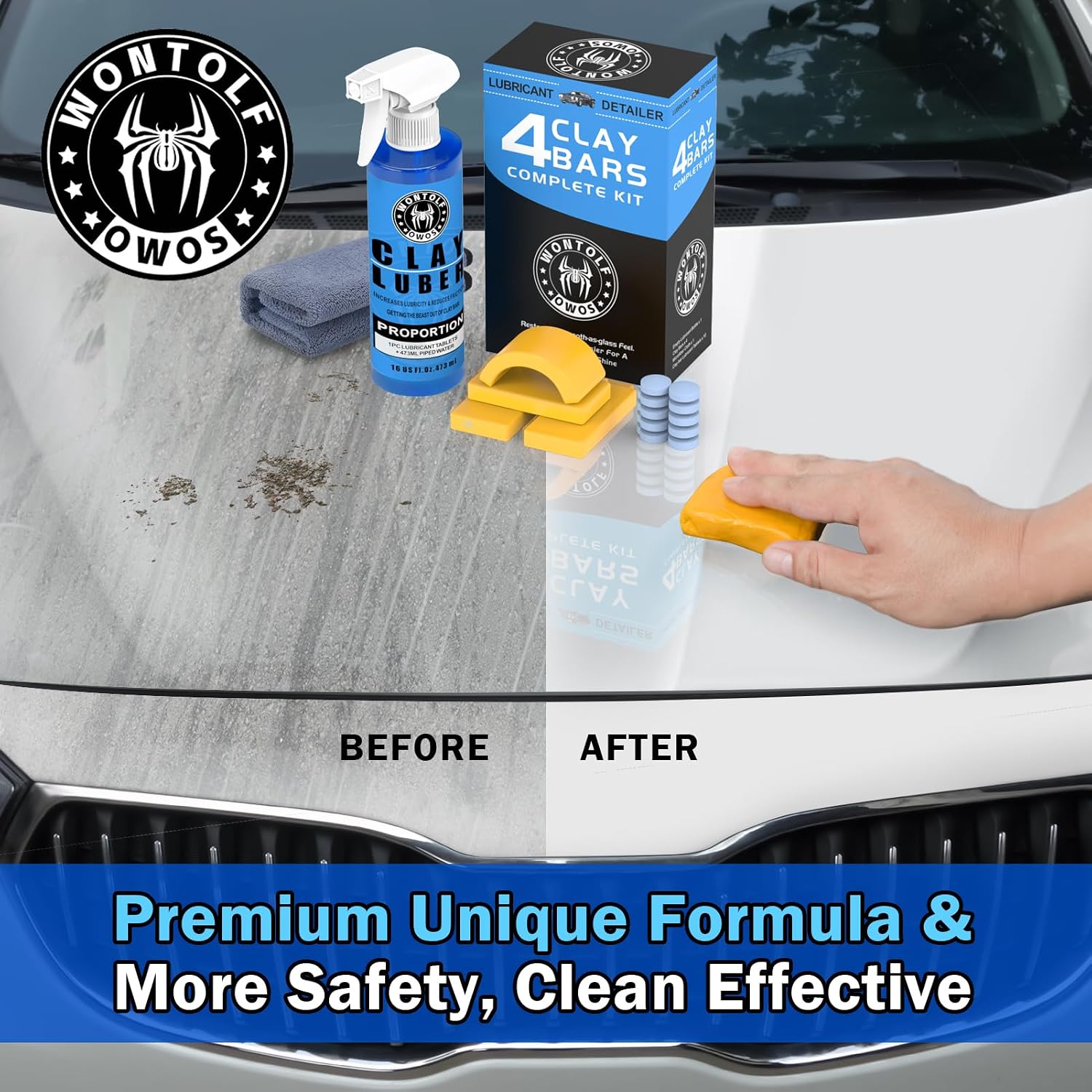 Thumbnail 5 de Wontolf Clay Bar Kit for Auto Detailing