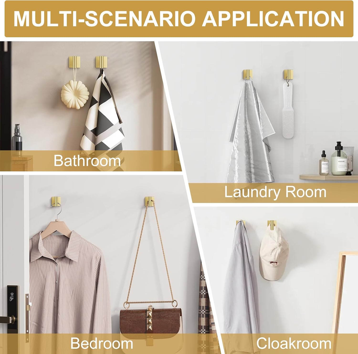 Thumbnail 6 de Bathroom Hardware Set, 23.6-Inch Towel Rack