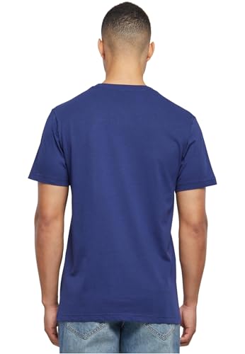 Detalle de Build Your Brand T-Shirt Round Neck Camiseta para Hombre – light navy, XL
