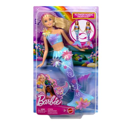 Thumbnail 5 de Barbie Muñeca Sirena Flores Mágicas JDM72