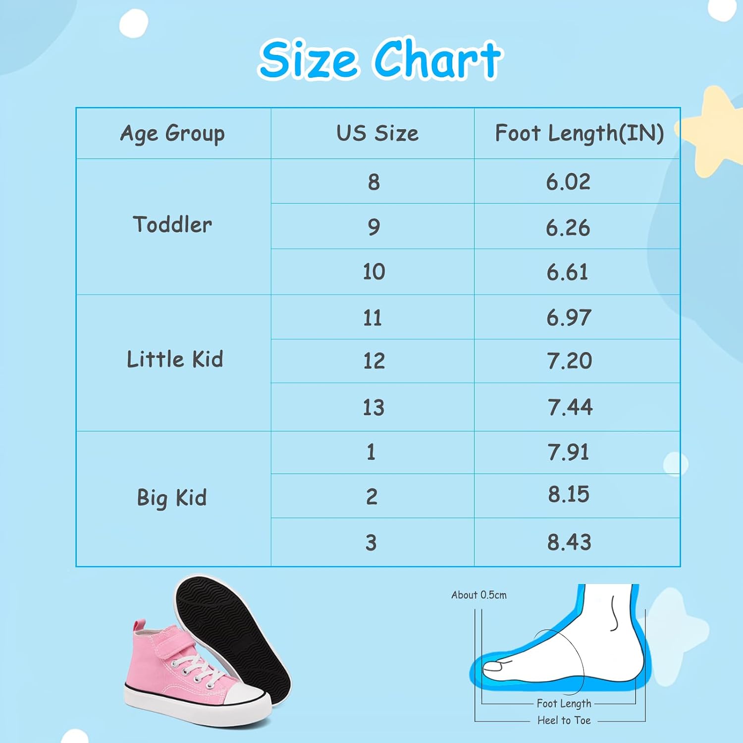 Detalle 2 de AOVOG Toddler Canvas Sneakers