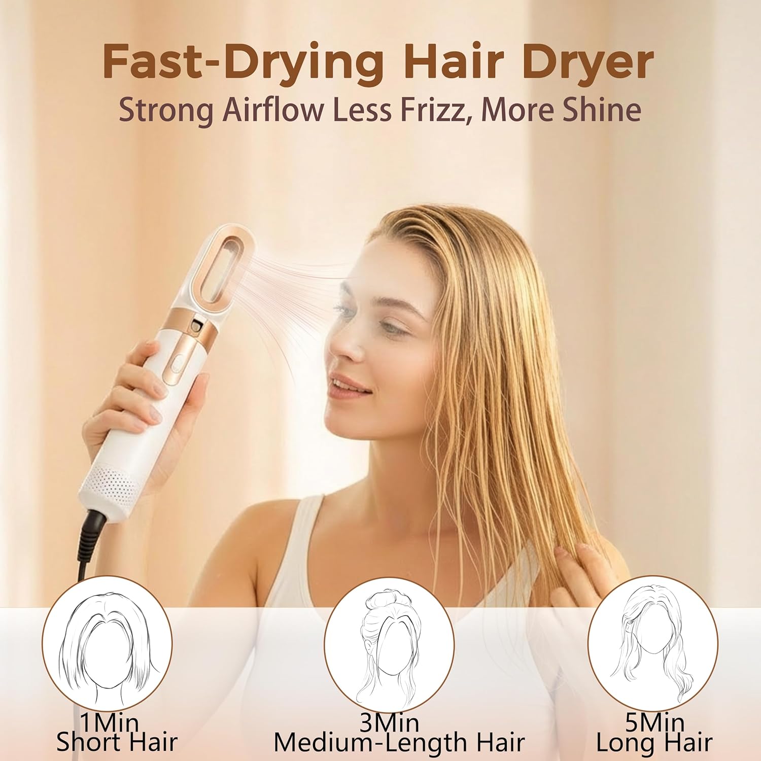 Thumbnail 2 de 5 in 1 Hair Styler Air Brush 136°C