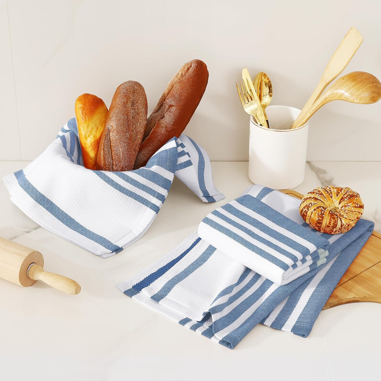 Detalle de Homaxy Kitchen Towels 18x28, 380 GSM