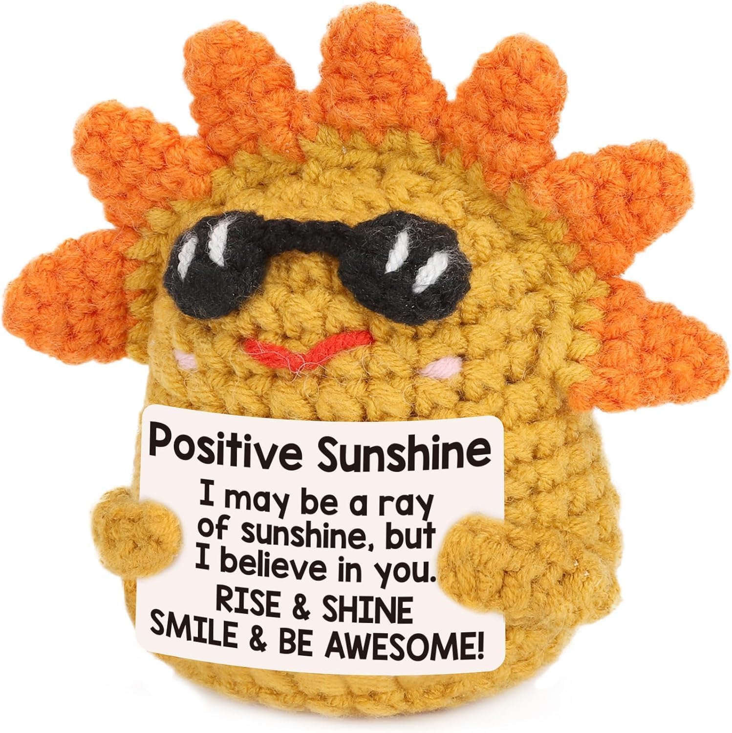 Detalle de ALUNME Cute Handmade Crochet Game Controller – Emotional Support Keepsake for Your Son