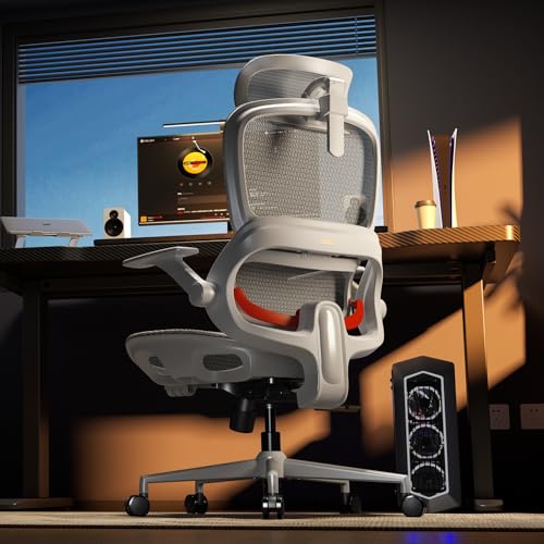 Thumbnail 1 de Silla de Oficina ergonómica SIHOO B100: soporte lumbar dinámico, malla transpirable y reposabrazos abatibles