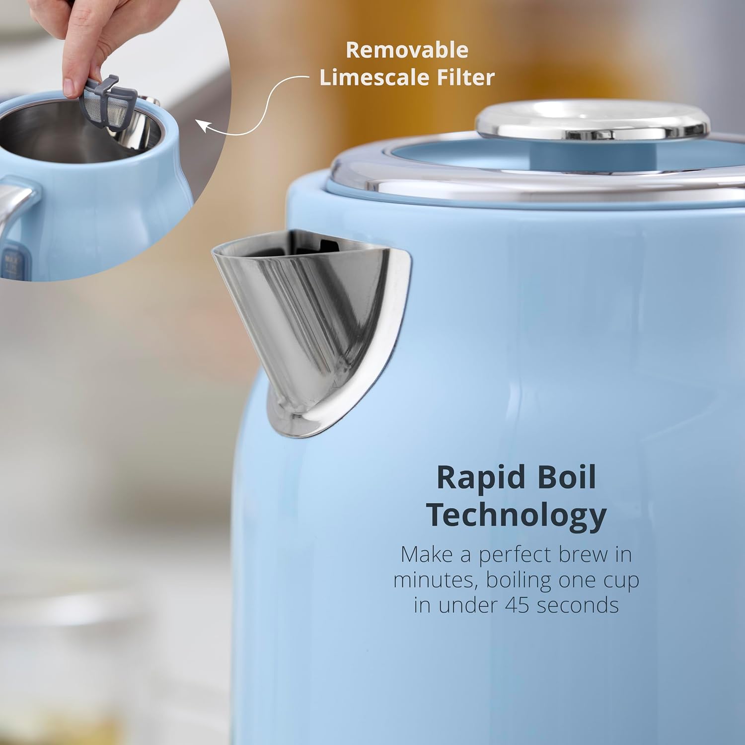 Detalle de Swan SK19025BLU 1.7L jug kettle