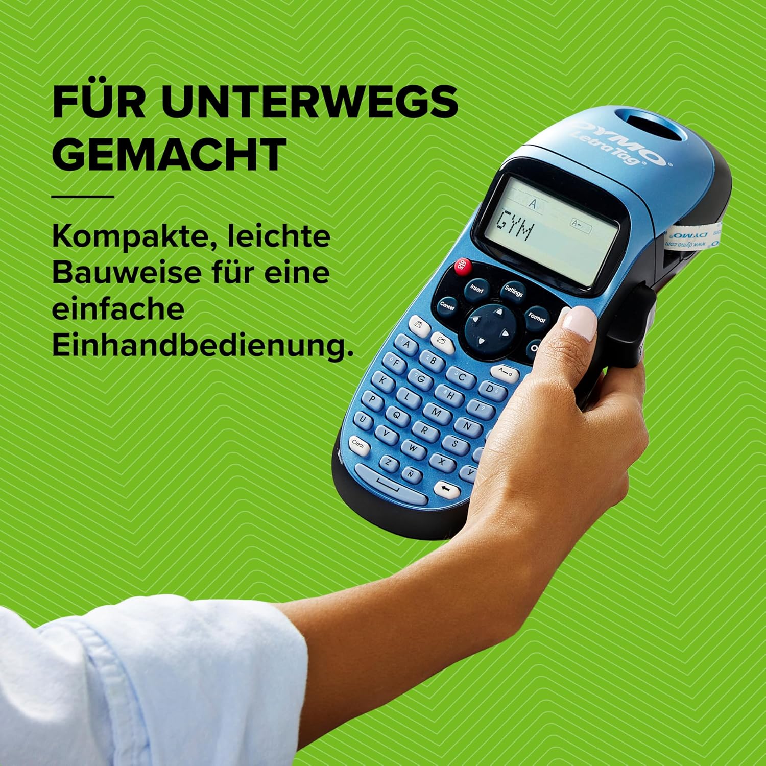 Thumbnail 1 de DYMO LetraTag LT-100H: Tragbarer Etikettendrucker für Büro und Haushalt