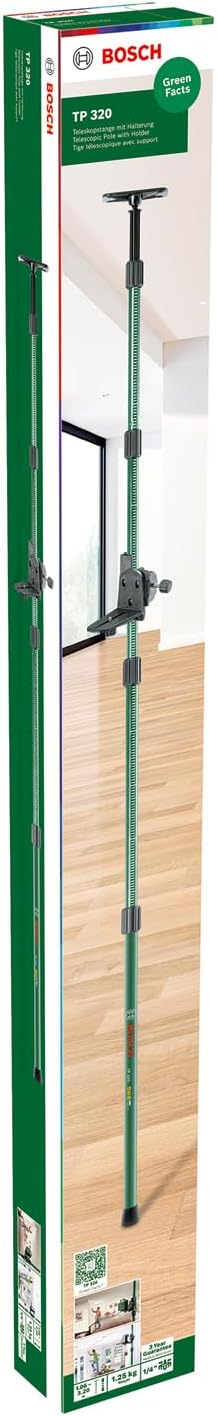 Thumbnail 1 de Bosch asta telescopica TP 320: supporto estensibile per laser e strumenti a altezza regolabile 106–320 cm