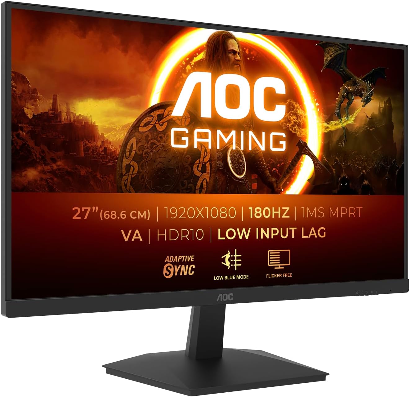 Thumbnail 5 de AOC Gaming Q27G3XMN 27-inch QHD monitor 180Hz